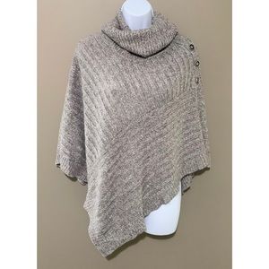Karen Scott poncho sweater